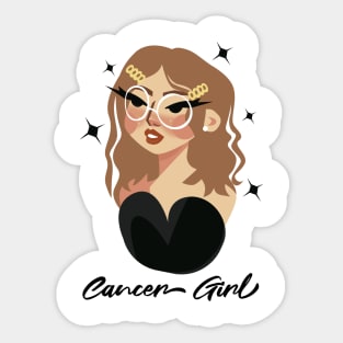 Cancer Astrology Horoscope Zodiac Birth Sign Gift for Women Sticker